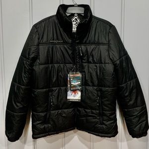 New Men’s ZeroXposur Puffer Black Coat Size Medium